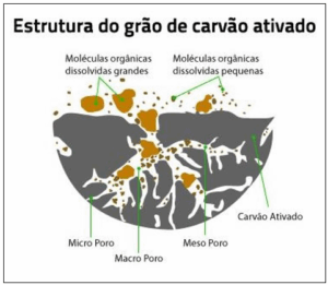 Estrutura do Grão do Carvão Ativado